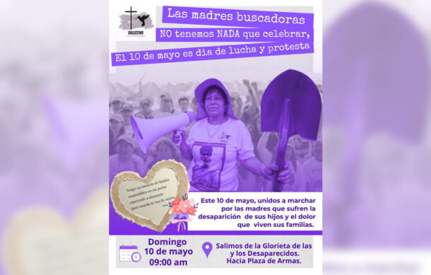 Colectivos convocan a marcha el 10 de mayo por desaparecidos en Jalisco