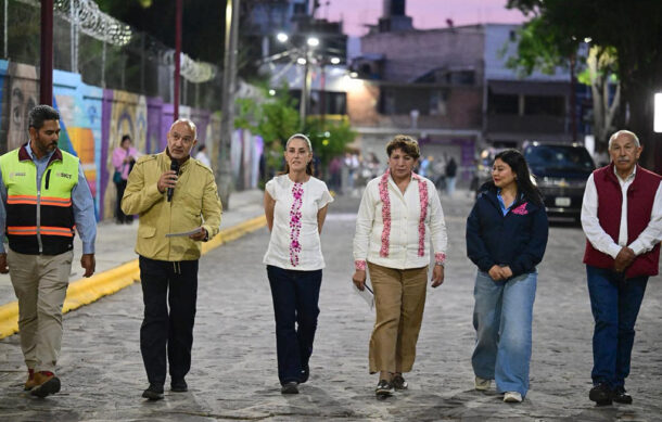 Inauguran Sendero Seguro Casco San Juan, en Chalco, Estado de México