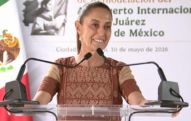 Inaugura Sheinbaum primera etapa de remodelación del AICM