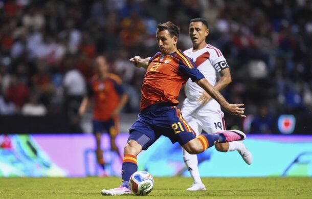 España cierra su preparación con triunfo de 3-1 ante Perú en Puebla