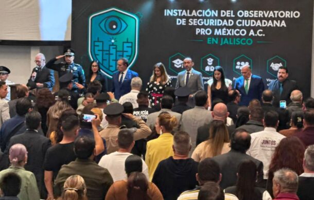 Instalan en Jalisco el Observatorio de Seguridad Ciudadana para fortalecer la participación vecinal