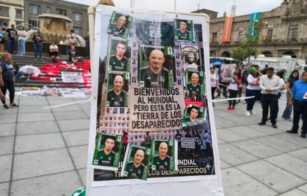 Familiares de desaparecidos se manifiestan en el Centro de Guadalajara