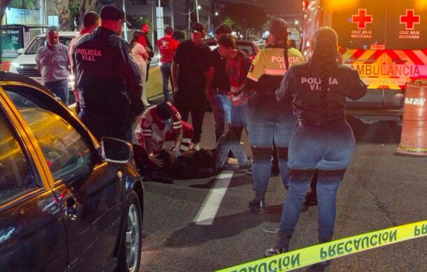 Motociclista resulta gravemente herido tras intentar evadir operativo en Zapopan