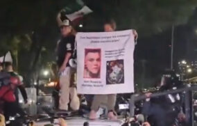 Familias de desaparecidos protestan previo a inauguración del Mundial