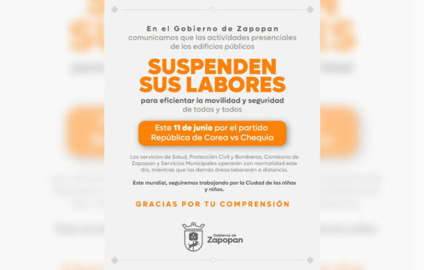 Zapopan operará a distancia por partido del Mundial