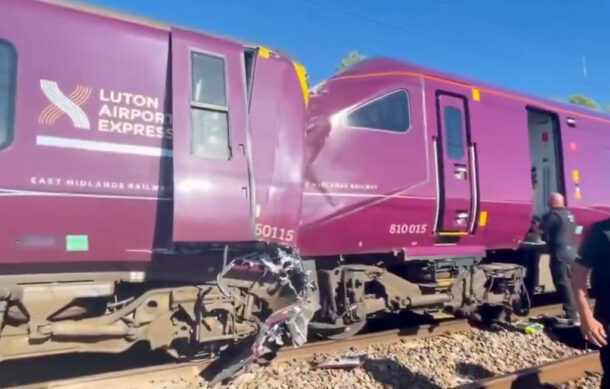 Choque de trenes en Inglaterra deja un muerto y 89 heridos