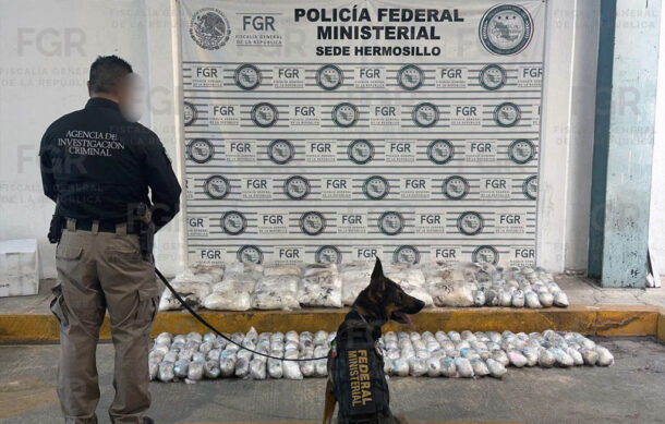 Aseguran más de 145 kilos de metanfetamina en Hermosillo