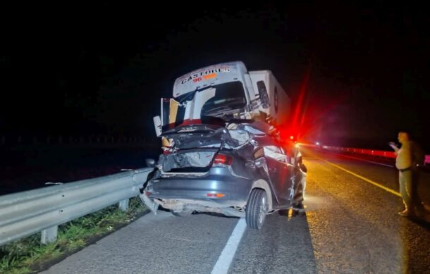 Mueren dos hombres en choque sobre autopista Lagos de Moreno-Aguascalientes