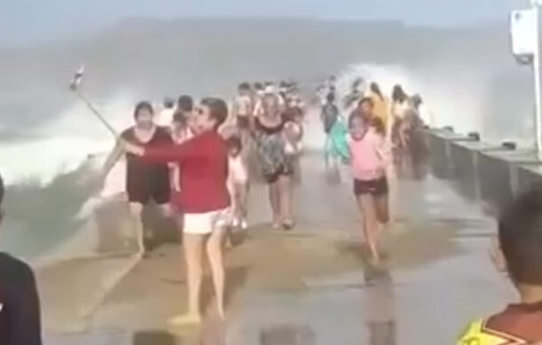 Ola de gran tamaño deja ocho lesionados en Punta Pérula