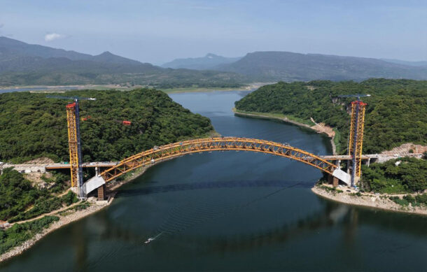 Puente Rizo de Oro alcanza 91 por ciento de avance en Chiapas