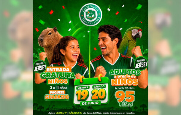 Zoológico de Guadalajara lanza promoción tras triunfo de México