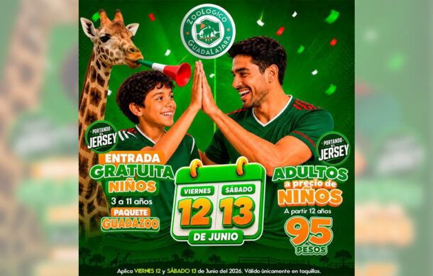 Zoológico Guadalajara lanza promoción tras triunfo de México