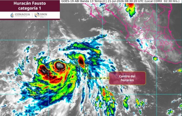 “Fausto”, el primer huracán de la temporada en el Pacífico