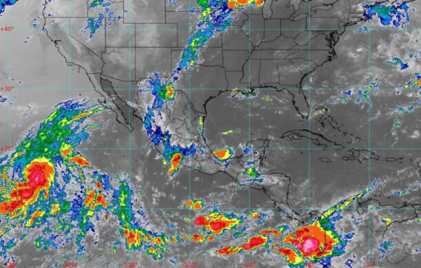 Se forma la depresión tropical Cuatro-E en el Pacífico
