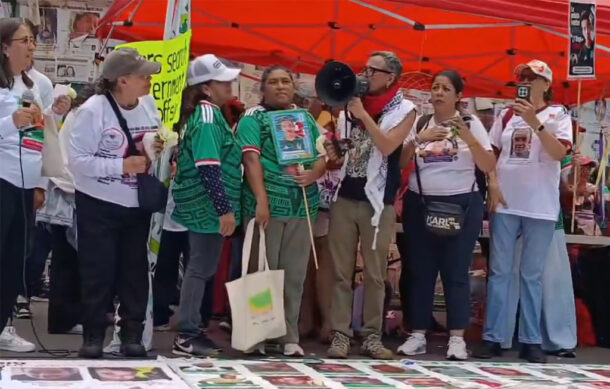 Madres buscadoras marchan en CDMX para visibilizar la crisis de desapariciones