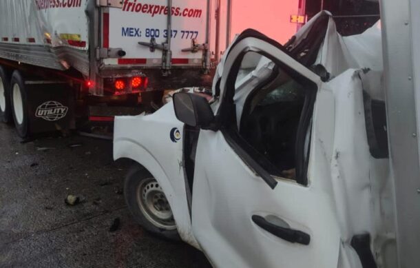 Muere conductor tras choque en la carretera libre Guadalajara-Zapotlanejo