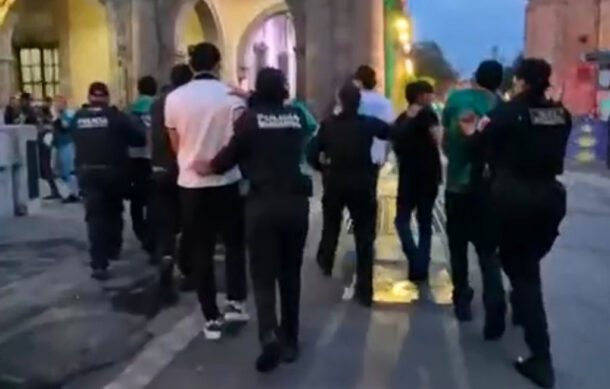 Disturbios en Guadalajara dejan 40 detenidos tras triunfo de México