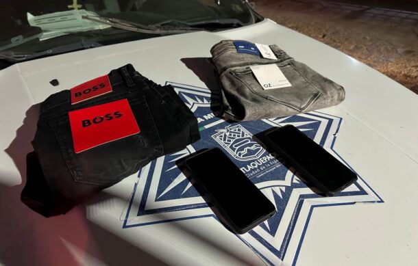 Detienen a dos por presunto robo a negocio en Tlaquepaque