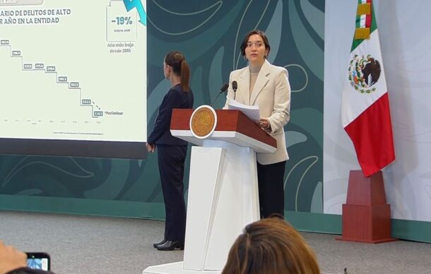 Estado de México reporta un descenso del 56 por ciento en la incidencia delictiva: SESNSP