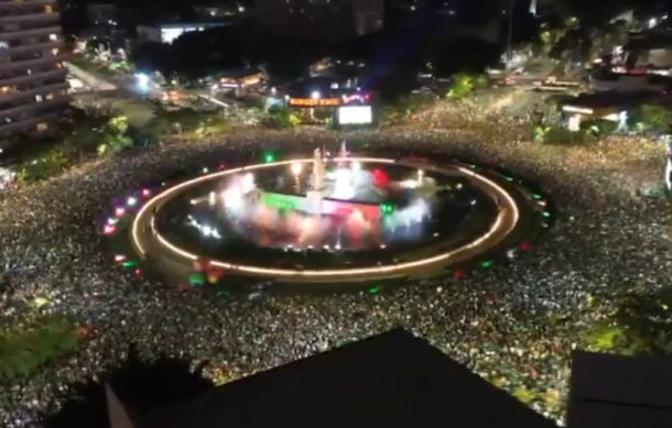 La Minerva estalla en festejos tras triunfo de México sobre Ecuador